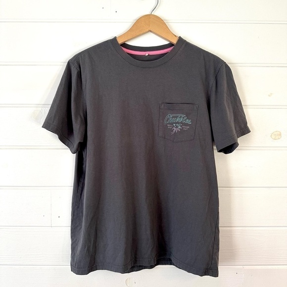 Chubbies Sky’s Out Thighs Out Cotton Blend Relaxed Beachy Tropical T-Shirt Sz L - Picture 2 of 7